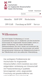 Mobile Screenshot of hochschulen-bw.de